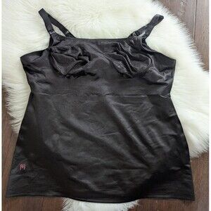 Ruby Ribbon Always On Nursing Cami Tank Top Black Style 3036 Size 46